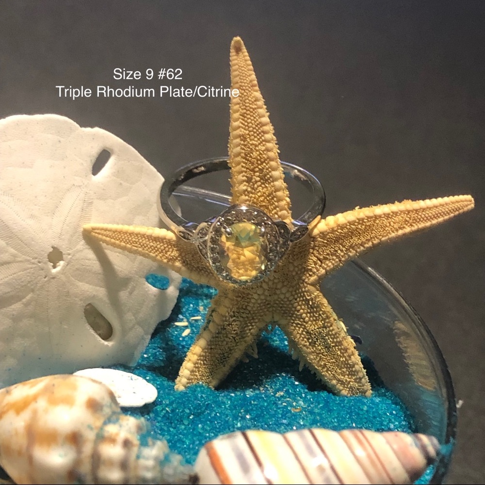 Ring Bomb Party Rhodium Plated Rings, Size 9, $50 each - Picture 4 of 6